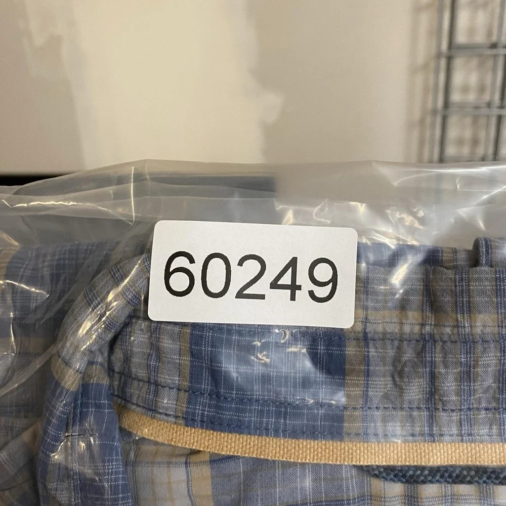 The North Face Plaid Shirt Mens XL Hiking Lightweight Short Sleeve Button Up